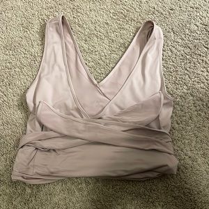Lulu lemon wrap top crop